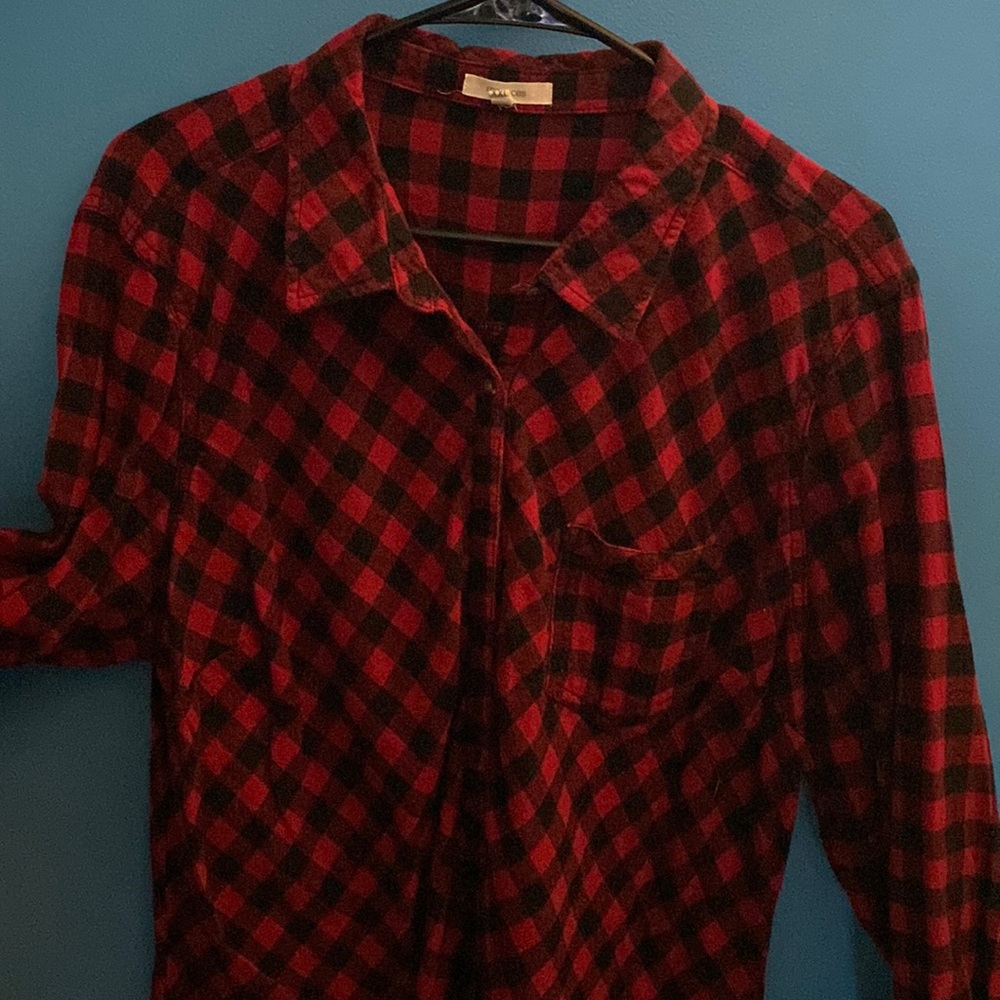 Red and black flannel